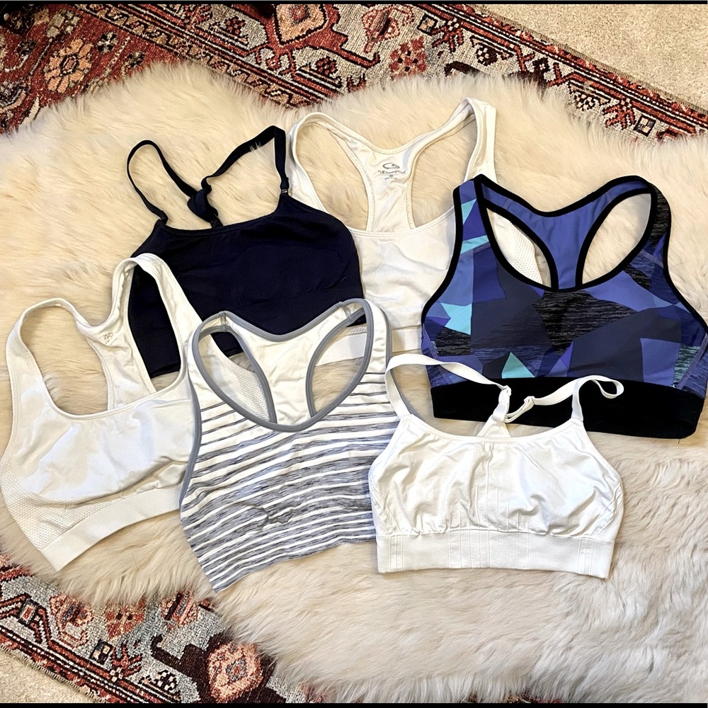 Bundle of 6 champion sports bras size S